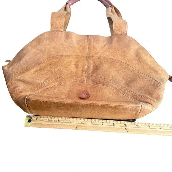 Limon Piel Handmade Colombia Brown Leather Asymmetric Hobo Shoulder Bag Unique - Picture 16 of 16